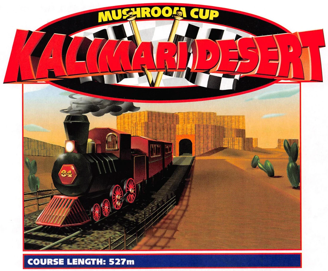 Original course artwork for Kalimari Desert