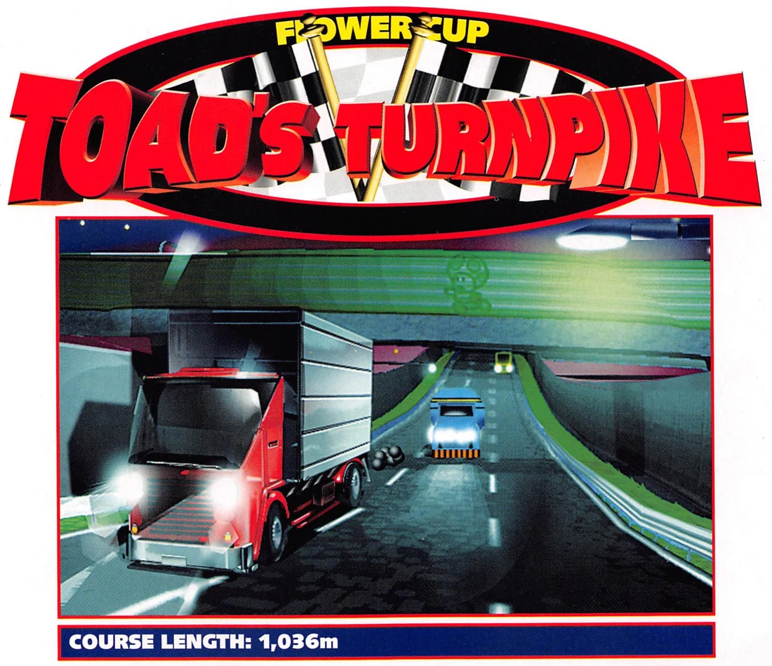 Original course artwork for Toad’s Turnpike