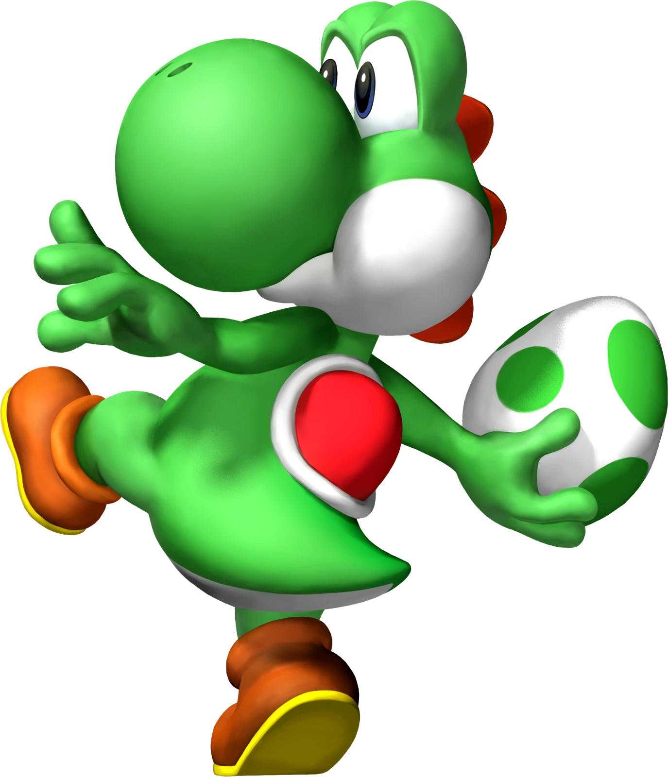 Original Nintendo illustration of Yoshi from Super Mario 64 DS